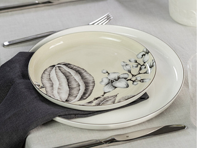 Тарелка PLATE 2 WHT