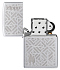 Зажигалка ZIPPO Mosaic с покрытием Satin Chrome, латунь/сталь, серебристая, матовая, 38x13x57 мм - Фото 3