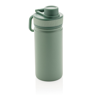 Спортивная вакуумная бутылка из нержавеющей стали, 550 мл (Зеленый; зеленый)