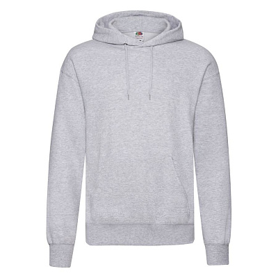 Толстовка "Classic Hooded Sweat" _M, 80% х/б, 20% п/э, 280 г/м2 (Серый меланж)