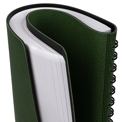 Ежедневник Strep Front на заказ, недатированный, зеленый