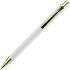 Ручка шариковая Lobby Soft Touch Gold, белая - Фото 4