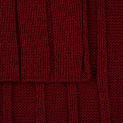 Плед Tressa, темно-красный