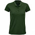 Рубашка поло женская Planet Women, темно-зеленая - Фото 1
