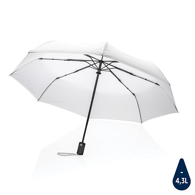 Плотный зонт-автомат Impact из RPET AWARE™, d94 см  (Белый;)