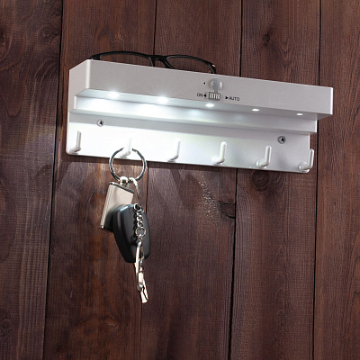 Ключница "KeyHub" с подсветкой (Белый) Ключница "KeyHub" с подсветкой (Белый)