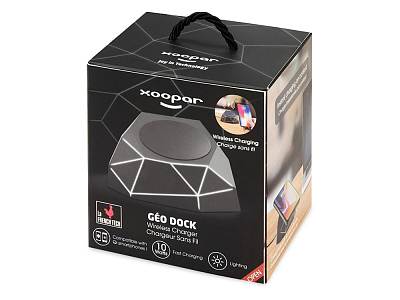 Док-станция с быстрой беспроводной зарядкой Geo Dock