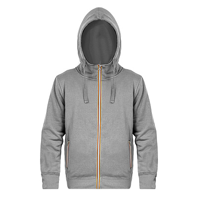 Толстовка мужская с начесом LAS VEGAS MAN 280 (Серый меланж)