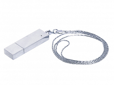 USB 2.0- флешка на 8 Гб в виде металлического слитка (Серебристый)