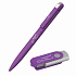 Набор ручка "Jupiter" + флеш-карта "Vostok" 16 Гб в футляре, покрытие soft touch, фиолетовый - Фото 1