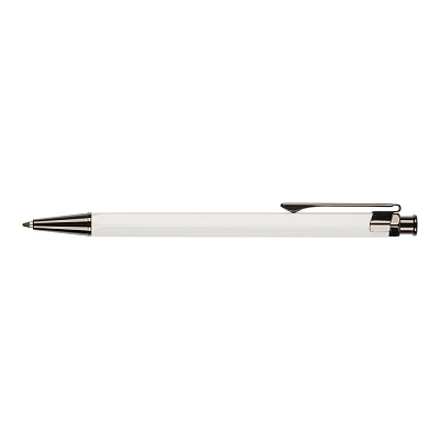 Ручка шариковая Pierre Cardin PRIZMA. Цвет - белый. Упаковка Е