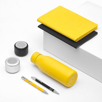 Шариковая ручка Альфа (Alpha), желтая