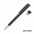 Ручка с флеш-картой USB 16GB «TURNUSsoftgrip M», черный - Фото 1