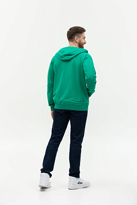 Толстовка мужская STAN с капюшоном на молнии футер без начёса 260, 61