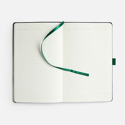 Ежедневник Lungo, недатированный, зеленый