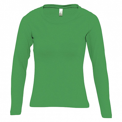 Футболка женская с длинным рукавом Majestic 150, ярко-зеленая (Зеленый)