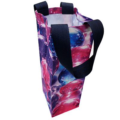 Сумка-шоппер для вина Mode с полноцветной печатью (Тёмно-синий) Сумка-шоппер для вина Mode с полноцветной печатью (Тёмно-синий)