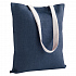 Холщовая сумка на плечо Juhu, синяя - Фото 1