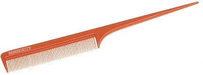 Расческа Dewal Beauty  с пластиковым хвостиком оранжевая 20,5см (Оранжевый)