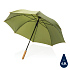 Автоматический зонт-трость с бамбуковой рукояткой Impact из RPET AWARE™, d103 см - Фото 1