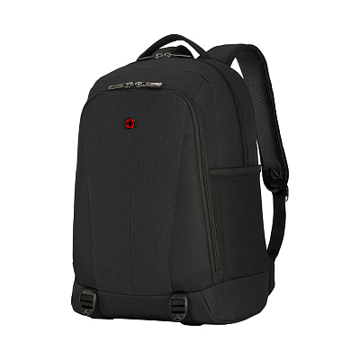 Рюкзак WENGER Oryson 16", чёрный, переработанный ПЭТ/Полиэстер, 32х45х19 см, 25 л.
