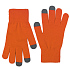 Перчатки сенсорные REACH, оранжевый, 100%акрил - Фото 1