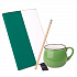 Подарочный набор LAST SUMMER: бизнес-блокнот, кружка, карандаш чернографитный, зеленый - Фото 1
