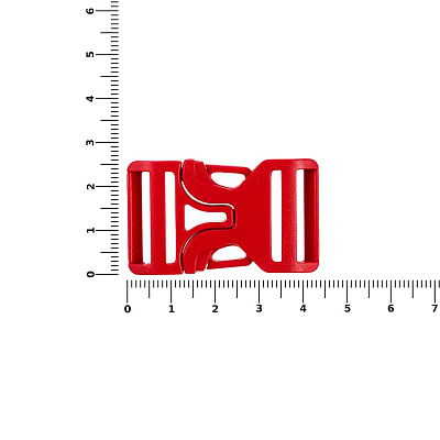 Застежка-пряжка Fibbia, красная