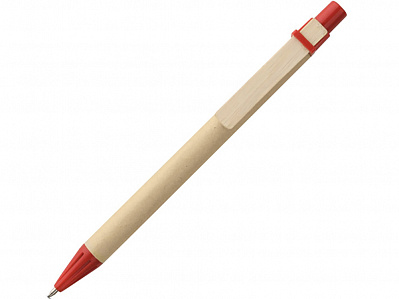 Шариковая ручка из крафт-бумаги NAIROBI (Красный)