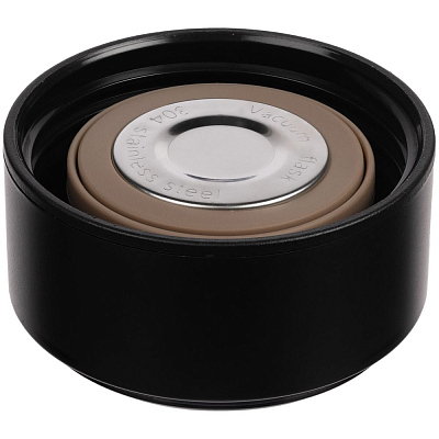 Смарт-бутылка с заменяемой батарейкой Long Therm, черная