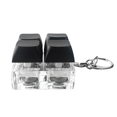 Брелок Press Anti Stress с LED подсветкой  (Черный)