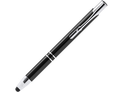 Ручка-стилус металлическая шариковая KRUGER (Черный)