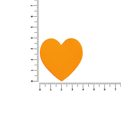 Наклейка тканевая Lunga Сor, M, оранжевый неон