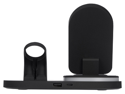 Складная зарядная станция с беспроводной зарядкой Flashport, 15 Вт