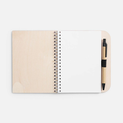 Блокнот на пружине Woodpad на заказ