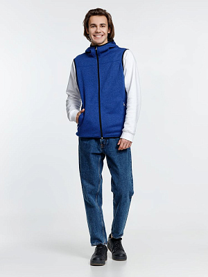 Жилет с капюшоном унисекс Gotland, синий