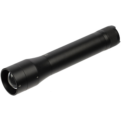 Фонарь с фокусировкой луча Skyddas, черный (Чёрный)