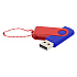 Флешка Designer To Go 2.0 USB 16Gb, синий/красный - Фото 1