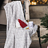 Плед новогодний  "Ёлка" в подарочном мешке; серый; 130х150 см; фланель 280 гр/м2 - Фото 5