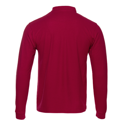 Рубашка поло мужская STAN длинный рукав хлопок/полиэстер 185, 104S