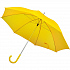 Зонт-трость с пластиковой ручкой, механический; желтый; D=103 см; 100% полиэстер 190 T - Фото 1