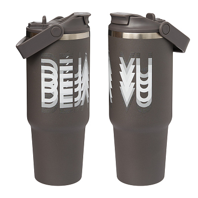 Термокружка вакуумная Монтана (Montana), серая