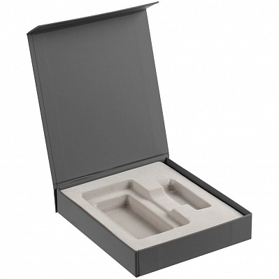 Коробка Latern для аккумулятора 5000 мАч и флешки, серая (Серый)