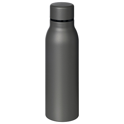 Термобутылка вакуумная герметичная Sorento, серая, зернистое покрытие
