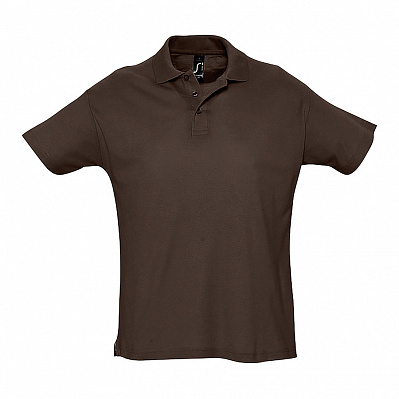 Рубашка поло мужская SUMMER II 170  (Шоколадный)