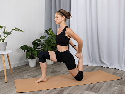 Повязка-резинка на голову Headway, черная