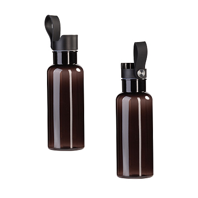 Бутылка для воды "Ариэль" 600 мл, черный (Чёрный)