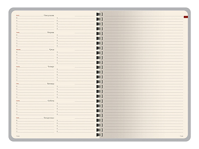 Еженедельник недатированный А5 Concept