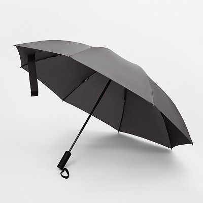 Зонт обратного сложения Олимп (Olymp), серый