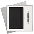 Подарочный набор Rain BtoBook, черный (ежедневник, ручка) - Фото 1